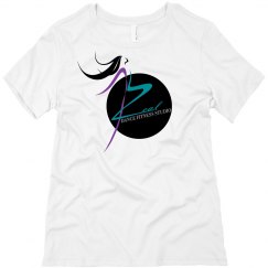 Bella White Short Sleeve Shirt with Zeal Logo