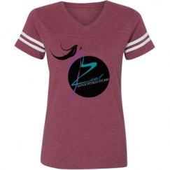 Ladies Relaxed Fit Vintage Sports Tee