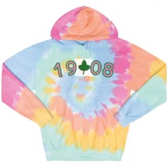 Unisex Tie-Dye Fleece Hoodie