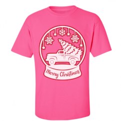 Unisex Ultra Cotton Safety Neon Crewneck Tee