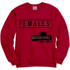 Unisex Film and Foil Crewneck Sweatshirt
