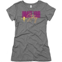 Ladies Slim Fit Super Soft Triblend Tee