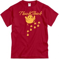 Red tee w/yellow graphic 