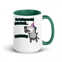 15oz Ceramic Mug with Color Inside