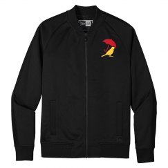 Yellow Canary Red Umbrella Lucy LaRue Track Jacket