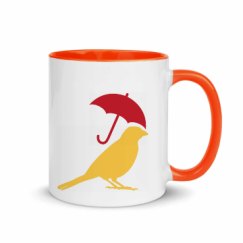 11oz Ceramic Mug with Color Inside