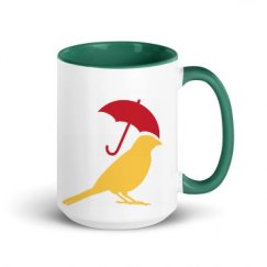 15oz Ceramic Mug with Color Inside