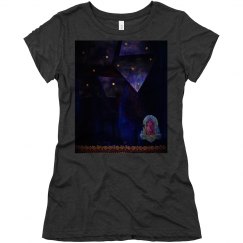Look up at the stars women's tee