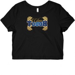 Ladies Slim Fit Crop Top Tee