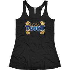 Ladies Slim Fit Super Soft Racerback Triblend Tank