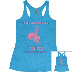 DONDIFITNESS LADIES RACERBACK SOFT TANK TOPS