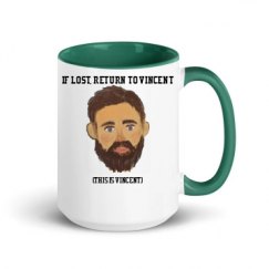 15oz Ceramic Mug with Color Inside