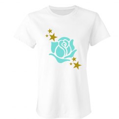 White rose Stars tshirt