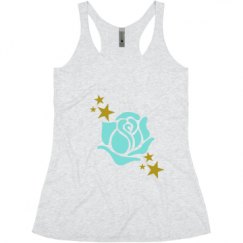 Ladies Slim Fit Super Soft Racerback Triblend Tank