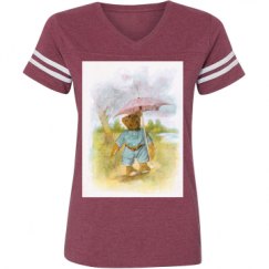 Ladies Relaxed Fit Vintage Sports Tee