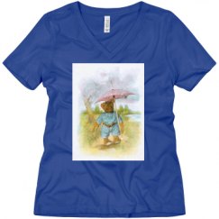 Ladies Relaxed Fit V-Neck Tee