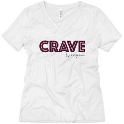 Ladies Relaxed Fit V-Neck Tee