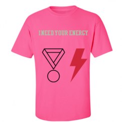 Unisex Ultra Cotton Safety Neon Crewneck Tee
