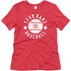 Ladies Relaxed Fit Super Soft Triblend Tee