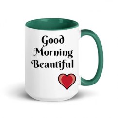 15oz Ceramic Mug with Color Inside