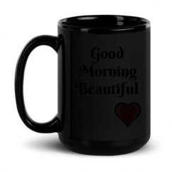 15oz Black Glossy Mug