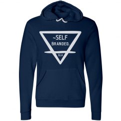 ~Self Branded Navy/White Hoodie