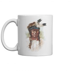 Blackfoot Sioux Chief: Red Thunder Coffee Mug