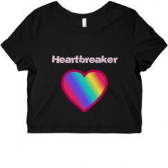 Ladies Slim Fit Crop Top Tee