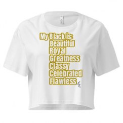 Ladies Festival Cali Crop Top Tee