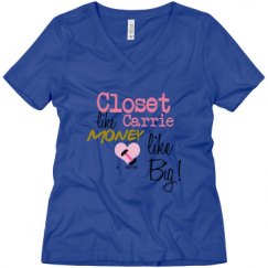 Ladies Relaxed Fit V-Neck Tee