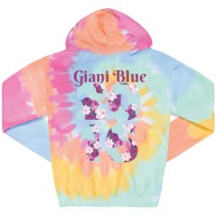 Unisex Tie-Dye Fleece Hoodie