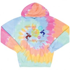 Unisex Tie-Dye Fleece Hoodie