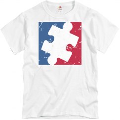 Distressed Major League AUTISM Logo Shirt