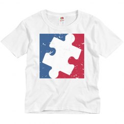 Distressed Youth Major League AUTISM Logo Shirt 