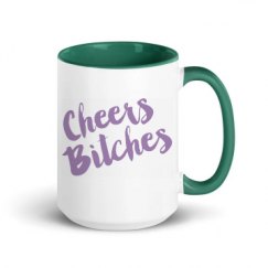 15oz Ceramic Mug with Color Inside