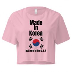 Ladies Festival Cali Crop Top Tee