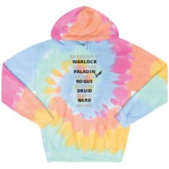 Unisex Tie-Dye Fleece Hoodie