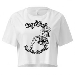 Ladies Festival Cali Crop Top Tee