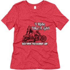 Ladies Relaxed Fit Super Soft Triblend Tee