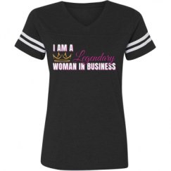 Ladies Relaxed Fit Vintage Sports Tee