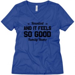 Ladies Relaxed Fit V-Neck Tee