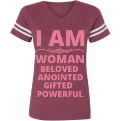 Ladies Relaxed Fit Vintage Sports Tee