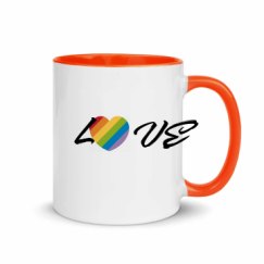 11oz Ceramic Mug with Color Inside