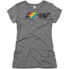 Ladies Slim Fit Super Soft Triblend Tee