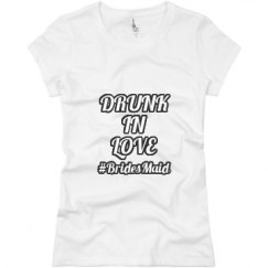 Ladies Slim Fit Basic Promo Jersey Tee
