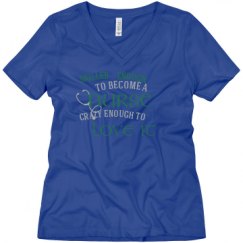 Ladies Relaxed Fit V-Neck Tee