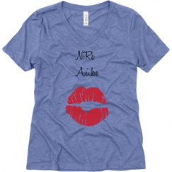 Ladies Relaxed Fit Super Soft Triblend V-Neck Tee
