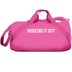 working it out gym bag
