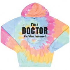 Unisex Tie-Dye Fleece Hoodie
