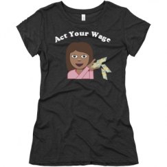 Ladies Slim Fit Super Soft Triblend Tee